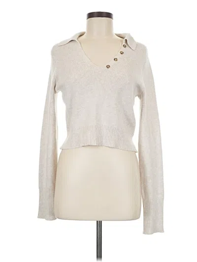 Pre-owned Happily Grey Pullover Sweater In Ivory