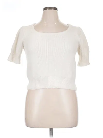Pre-owned Happily Grey Pullover Sweater In Ivory