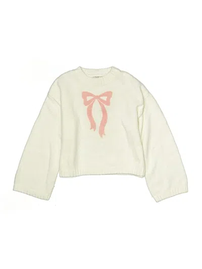 Pre-owned Happily Grey Kids' Pullover Sweater In Ivory