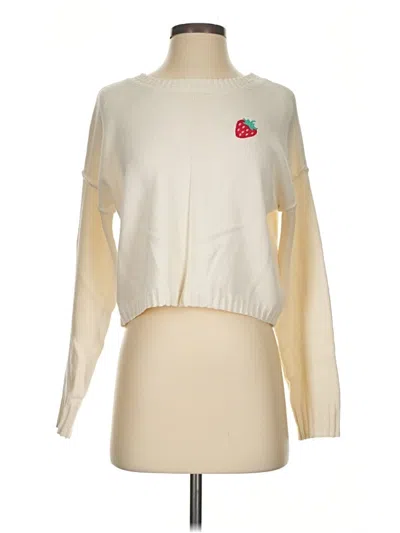 Pre-owned Happily Grey Pullover Sweater In Ivory