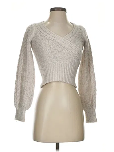 Pre-owned Happily Grey Pullover Sweater In Silver