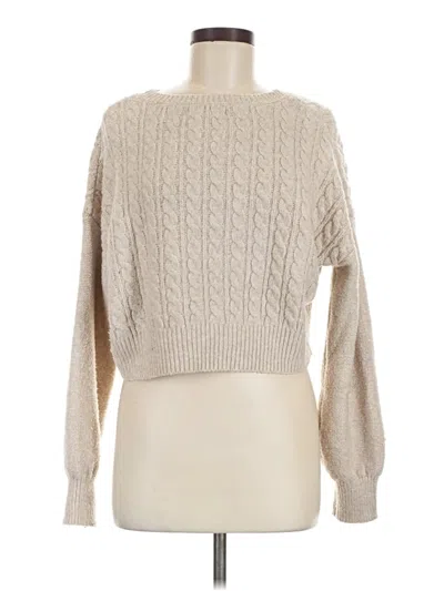 Pre-owned Happily Grey Pullover Sweater In Tan