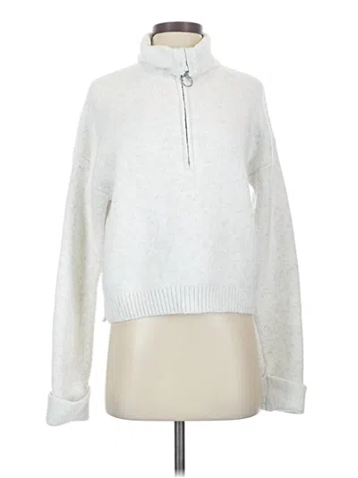 Pre-owned Happily Grey Pullover Sweater In White