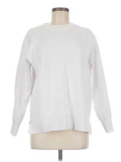 Pre-owned Happily Grey Pullover Sweater In White
