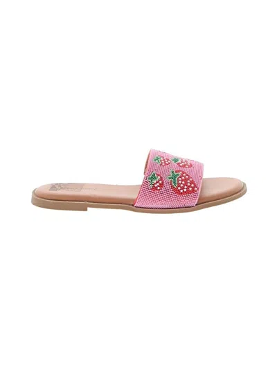 Pre-owned Happily Grey Sandals In Pink