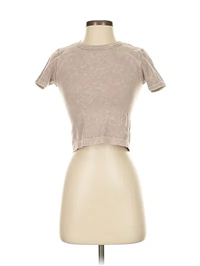 Pre-owned Happily Grey Short Sleeve T-shirt In Brown