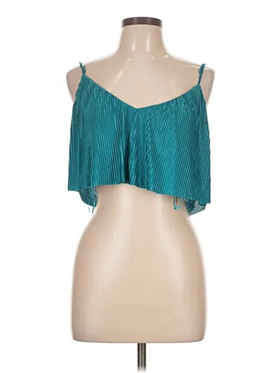 Pre-owned Happily Grey Sleeveless Blouse In Blue