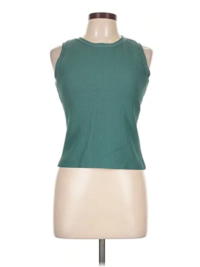 Pre-owned Happily Grey Sleeveless T-shirt In Green