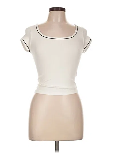 Pre-owned Happily Grey Sleeveless T-shirt In Ivory