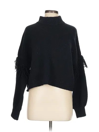 Pre-owned Happily Grey Turtleneck Sweater In Black