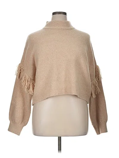 Pre-owned Happily Grey Turtleneck Sweater In Brown