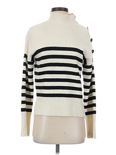 Pre-owned Happily Grey Turtleneck Sweater In Ivory