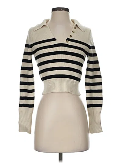 Pre-owned Happily Grey Turtleneck Sweater In Ivory
