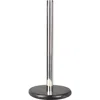 Happimess Avery Modern Classic Metal With Non Slip Weighted Marble Base Paper Towel Holder In Silver