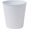 Happimess Axel Modern Minimalist Hammered Steel 2-gallon Wastebasket