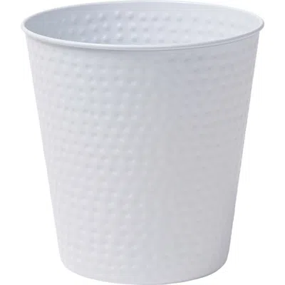 Happimess Axel Modern Minimalist Hammered Steel 2-gallon Wastebasket