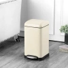 Happimess Betty Retro Mini 3.2-gallon Step-open Trash Can In Limestone Beige