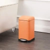 Happimess Betty Retro Mini 3.2-gallon Step-open Trash Can In Orange
