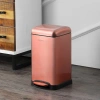 Happimess Betty Retro Mini 3.2-gallon Step-open Trash Can In Rose Gold
