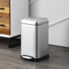 Happimess Betty Retro Mini 3.2-gallon Step-open Trash Can In Silver