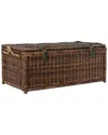 Happimess Caden 46in Wicker Storage Trunk