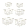 Happimess Camden Vintage Industrial Handmade Wire Metal Nesting Storage Baskets In Neutral