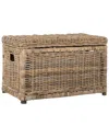 Happimess Elijah 30in Wicker Storage Trunk