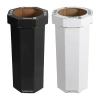 Happimess Fleur 25-gallon Classic Disposable Corrugated Cardboard Event Trash Can And Recycling Bin In Multi