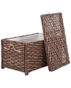 Happimess Jacob 31.5in Wicker Storage Trunk