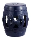 Happimess Lucky Coins 16in Chinese Drum Garden Stool