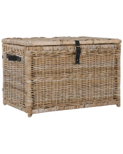 HAPPIMESS HAPPIMESS MICHAEL 35IN WICKER STORAGE TRUNK