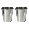 Happimess Nolan Modern Classic Smooth Steel 2 Gal Waste Bin In Metallic