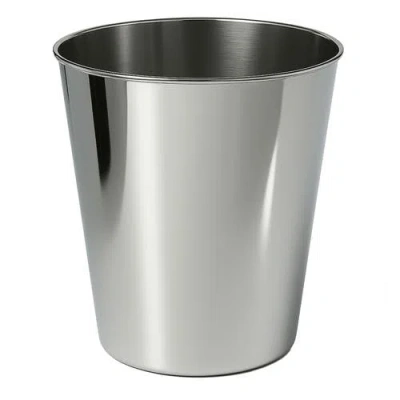 Happimess Nolan Modern Classic Smooth Steel 2-gallon Wastebasket