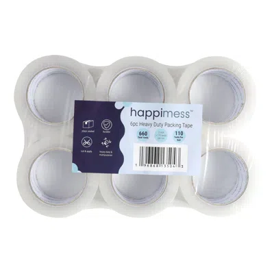Happimess Otto Classic Heavy Duty 2" X 110 Yards Per Roll Packing Tape In White