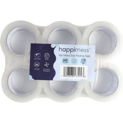 Happimess Otto Classic Heavy Duty 2" X 110 Yards Per Roll Packing Tape, Clear