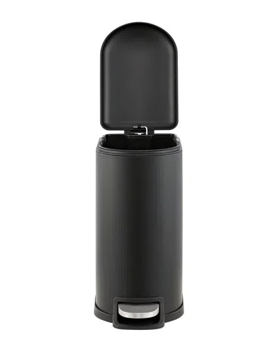 Happimess Roland 10.6gal Step-open Trash Can In Black