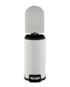 Happimess Roland 10.6gal Step-open Trash Can In White