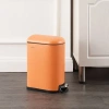 Happimess Roland Mini 2.6-gallon Step-open Trash Can In Orange