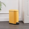 Happimess Roland Mini 2.6-gallon Step-open Trash Can In Yellow