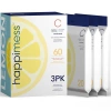 Happimess Scented Trash Can Liners, White Drawstring,