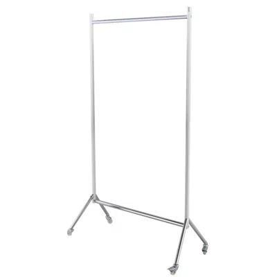 Happimess Sophia Garment Rack In White And Chrome