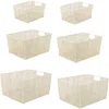 Happimess Sutton Modern Glam Handmade Wire Metal Nesting Storage Baskets In Neutral