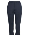 Happiness Woman Pants Blue Size M Cotton, Acrylic, Wool, Polyamide In Blue