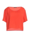 Happiness Woman Blouse Coral Size S Polyester In Red