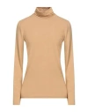 Happy 13 Woman T-shirt Camel Size Onesize Viscose, Elastane In Beige
