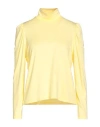Happy 13 Woman T-shirt Yellow Size Onesize Viscose, Elastane In Yellow