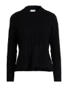 Happy 25® Happy 25 Woman Sweater Black Size 4 Acrylic, Polyamide, Polyester, Wool, Viscose In Black