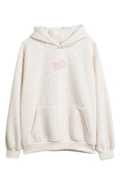 Happy Camp3r Flower Hoodie In White