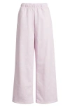 Happy Camp3r Snow Angel Core Wide Leg Sweatpants In Pink