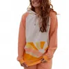 Happy Earth Sunburst Hoodie In Yellow/orange In Orange